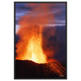 Affiche de La Réunion Coulée d'Août 2015 61 × 91 cm / Noir - photographie Franck Grondin
