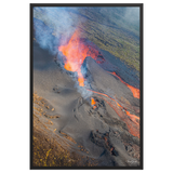 Affiche de La Réunion Coulées d'Octobre 2019 61 × 91 cm / Noir - photographie Franck Grondin