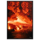 Affiche de La Réunion Coulée de Février 2026 61 × 91 cm / Noir - photographie Franck Grondin