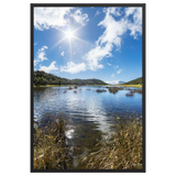 Affiche de La Réunion Le Lac Argamasse 61 × 91 cm / Noir - photographie Franck Grondin