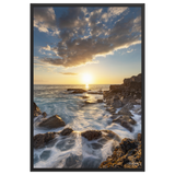 Affiche de La Réunion Crépuscule près du Gouffre 61 × 91 cm / Noir - photographie Franck Grondin