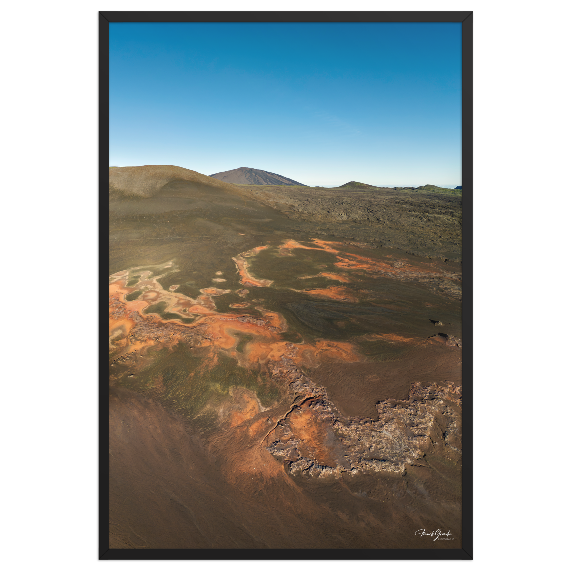 Affiche de La Réunion La Plaine des Sables 61 × 91 cm / Noir - photographie Franck Grondin