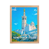 Affiche de Marseille Notre-Dame de la Garde 30 × 40 cm / Oak - Univile