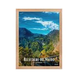 Affiche de la Réunion Belvédère du Maïdo 30 × 40 cm / Oak - Univile