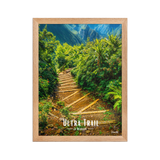 Affiche de la Réunion Ultra Trail 30 × 40 cm / Oak - Univile