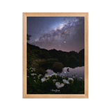 Affiche de La Réunion VOIE LACTEE PITON DE L'EAU 30 × 40 cm / Oak - Univile La Réunion