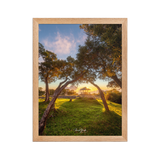 Affiche de La Réunion Kiosque Maïdo sunset 30 × 40 cm / Oak - Univile La Réunion