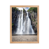 Affiche de La Réunion Cascade Niagara 30 × 40 cm / Oak - Univile La Réunion