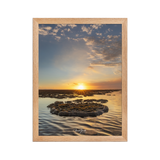 Affiche de La Réunion Marée Basse 30 × 40 cm / Oak - Univile La Réunion