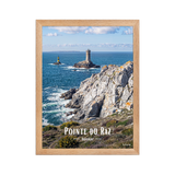 Affiche de Bretagne Pointe du Raz 30 × 40 cm / Oak - Univile Bretagne