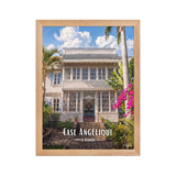 Affiche de La Réunion Case Angélique 30 × 40 cm / Oak - Univile La Réunion