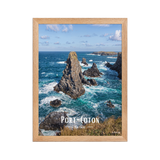 Affiche de Bretagne Port-Coton 30 × 40 cm / Oak - Univile Bretagne