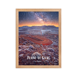 Affiche de La Réunion Plaine de Givre 30 × 40 cm / Oak - Univile La Réunion