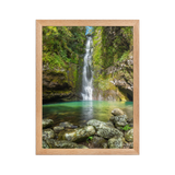 Affiche de La Réunion Cascade du Bassin Chouchou 30 × 40 cm / Oak - photographie Franck Grondin