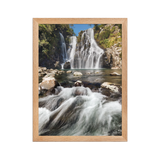 Affiche de La Réunion Cascade du Bassin Carrosse 30 × 40 cm / Oak - photographie Franck Grondin