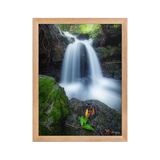 Affiche de La Réunion Cascade du Pont Rouge, Le Tremblet 30 × 40 cm / Oak - photographie Franck Grondin