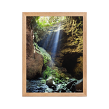 Affiche de La Réunion Caverne du Mapou 30 × 40 cm / Oak - photographie Franck Grondin