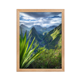 Affiche de La Réunion Mafate, Ciel Tourmenté 30 × 40 cm / Oak - photographie Franck Grondin