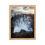 Affiche de La Réunion Le Gouffre du Baril 30 × 40 cm / Oak - photographie Franck Grondin