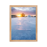Affiche de La Réunion Les Salines de la Pointe au Sel 30 × 40 cm / Oak - photographie Franck Grondin