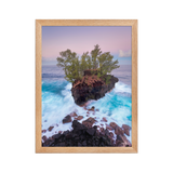 Affiche de La Réunion Le Parc à Cabri à l'Heure Bleue 30 × 40 cm / Oak - photographie Franck Grondin