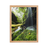 Affiche de La Réunion Cascade de la Ravine Citron Galet 30 × 40 cm / Oak - photographie Franck Grondin