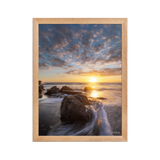 Affiche de La Réunion Coucher de Soleil à la Pointe du Diable 30 × 40 cm / Oak - photographie Franck Grondin