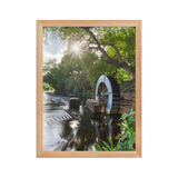 Affiche de La Réunion Le Moulin de la Tour des Roches 30 × 40 cm / Oak - photographie Franck Grondin
