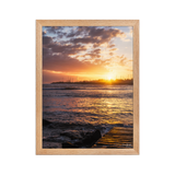 Affiche de La Réunion Saint-Pierre depuis Terre-Sainte 30 × 40 cm / Oak - photographie Franck Grondin