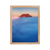 Affiche de La Réunion Gros Morne, Mer de Nuages 30 × 40 cm / Oak - photographie Franck Grondin