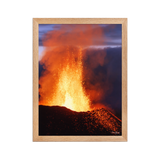 Affiche de La Réunion Coulée d'Août 2015 30 × 40 cm / Oak - photographie Franck Grondin