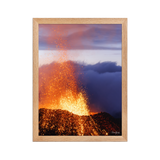 Affiche de La Réunion Rivière de Lave, Août 2015 30 × 40 cm / Oak - photographie Franck Grondin