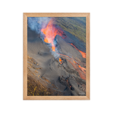 Affiche de La Réunion Coulées d'Octobre 2019 30 × 40 cm / Oak - photographie Franck Grondin