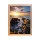 Affiche de La Réunion Le Dragon de Pierre de Saint-Leu 30 × 40 cm / Oak - photographie Franck Grondin