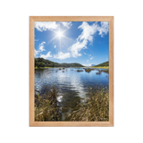 Affiche de La Réunion Le Lac Argamasse 30 × 40 cm / Oak - photographie Franck Grondin