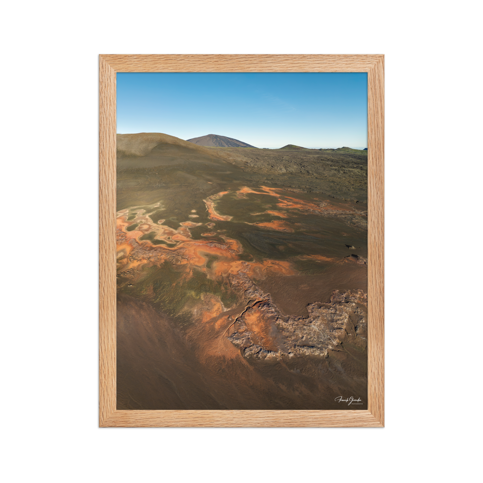 Affiche de La Réunion La Plaine des Sables 30 × 40 cm / Oak - photographie Franck Grondin