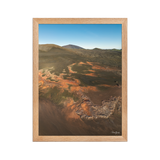 Affiche de La Réunion La Plaine des Sables 30 × 40 cm / Oak - photographie Franck Grondin