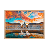 Affiche de Bordeaux Miroir d’eau - Bordeaux 50 × 70 cm / Oak - Univile