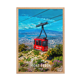 Affiche de Toulon Mont Faron 50 × 70 cm / Oak - Univile