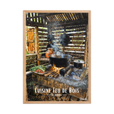 Affiche de la Réunion Cuisine Feu de Bois 50 × 70 cm / Oak - Univile