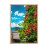 Affiche de la Réunion Letchi Péi 50 × 70 cm / Oak - Univile
