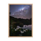 Affiche de La Réunion VOIE LACTEE PITON DE L'EAU 50 × 70 cm / Oak - Univile La Réunion
