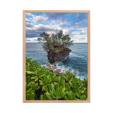 Affiche de La Réunion Roche Pas de Cabris 50 × 70 cm / Oak - Univile La Réunion