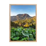 Affiche de La Réunion SUNRISE SALAZIE 50 × 70 cm / Oak - Univile La Réunion