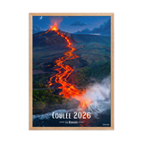 Affiche de La Réunion Coulée 2026 50 × 70 cm / Oak - Univile La Réunion