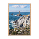 Affiche de Bretagne Pointe du Raz 50 × 70 cm / Oak - Univile Bretagne