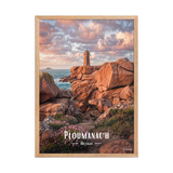 Affiche de Bretagne Ploumanac'h 50 × 70 cm / Oak - Univile Bretagne