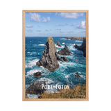 Affiche de Bretagne Port-Coton 50 × 70 cm / Oak - Univile Bretagne