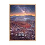 Affiche de La Réunion Plaine de Givre 50 × 70 cm / Oak - Univile La Réunion
