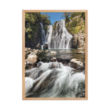 Affiche de La Réunion Cascade du Bassin Carrosse 50 × 70 cm / Oak - photographie Franck Grondin